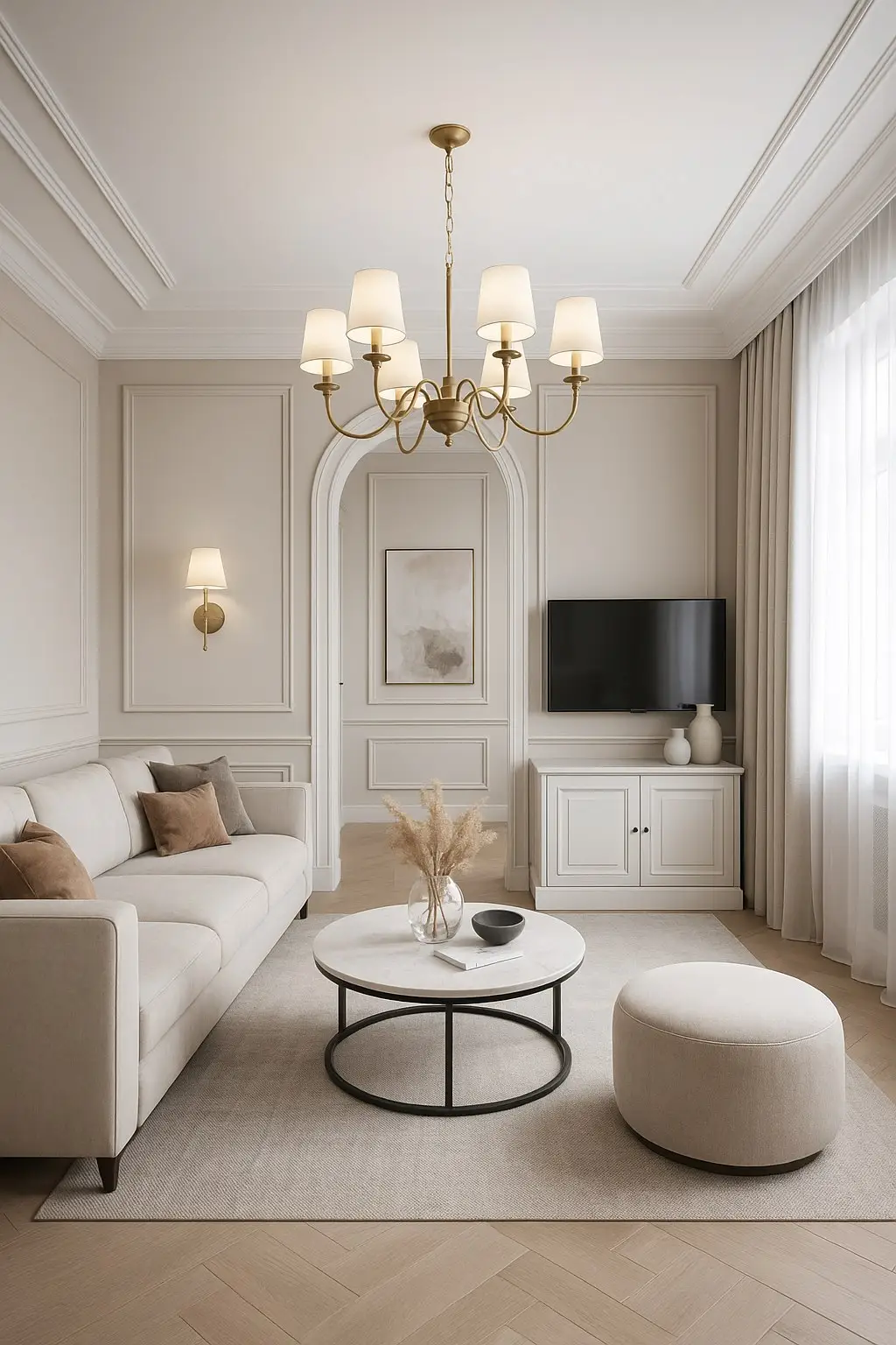 Современная неоклассика в интерьер