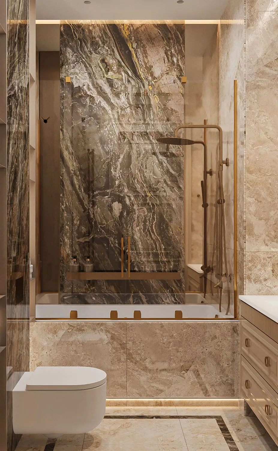 Ремонт 5-ти комнатной квартиры «Богатство Монохрома» - 18