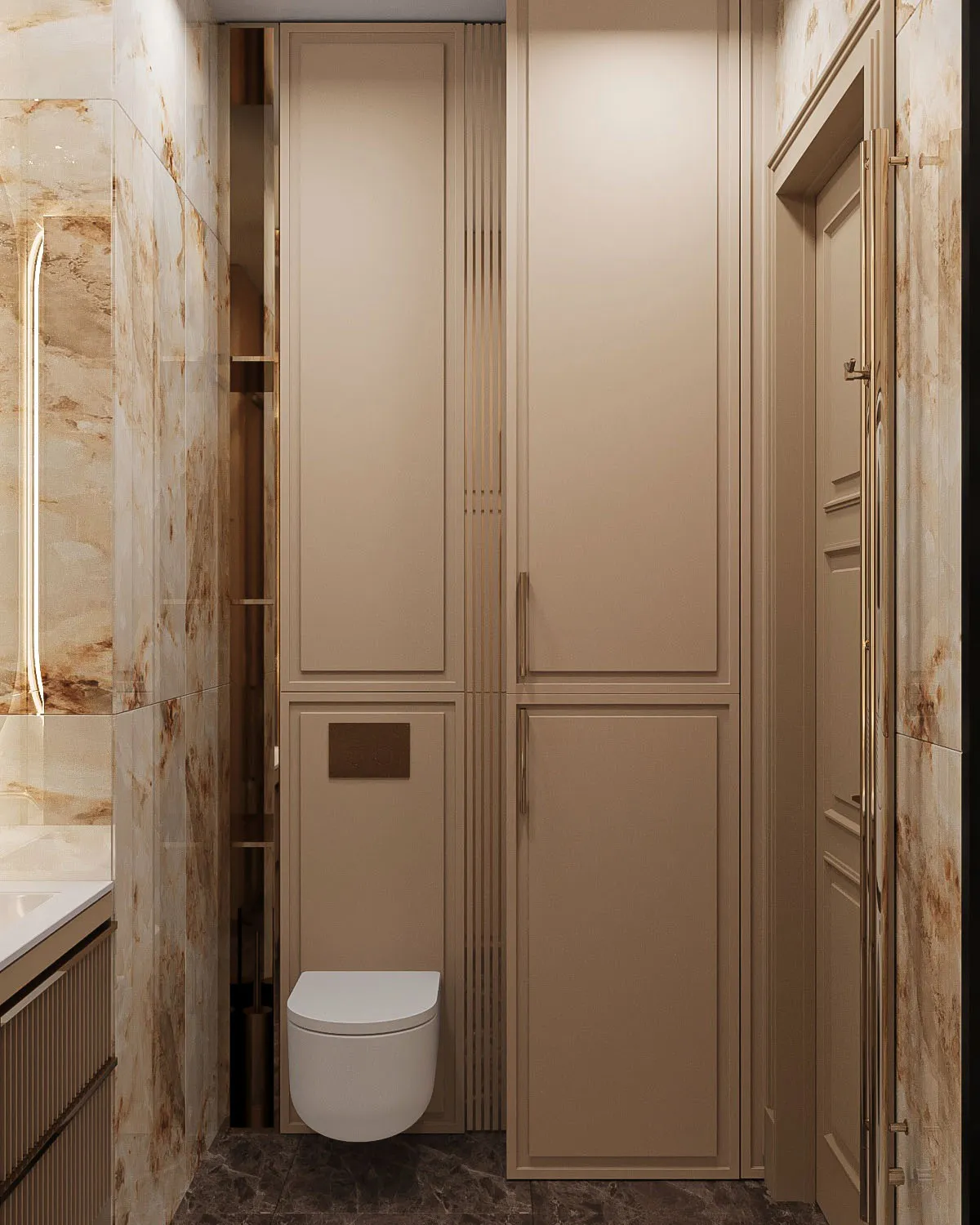 Ремонт 5-ти комнатной квартиры «Богатство Монохрома» - 22