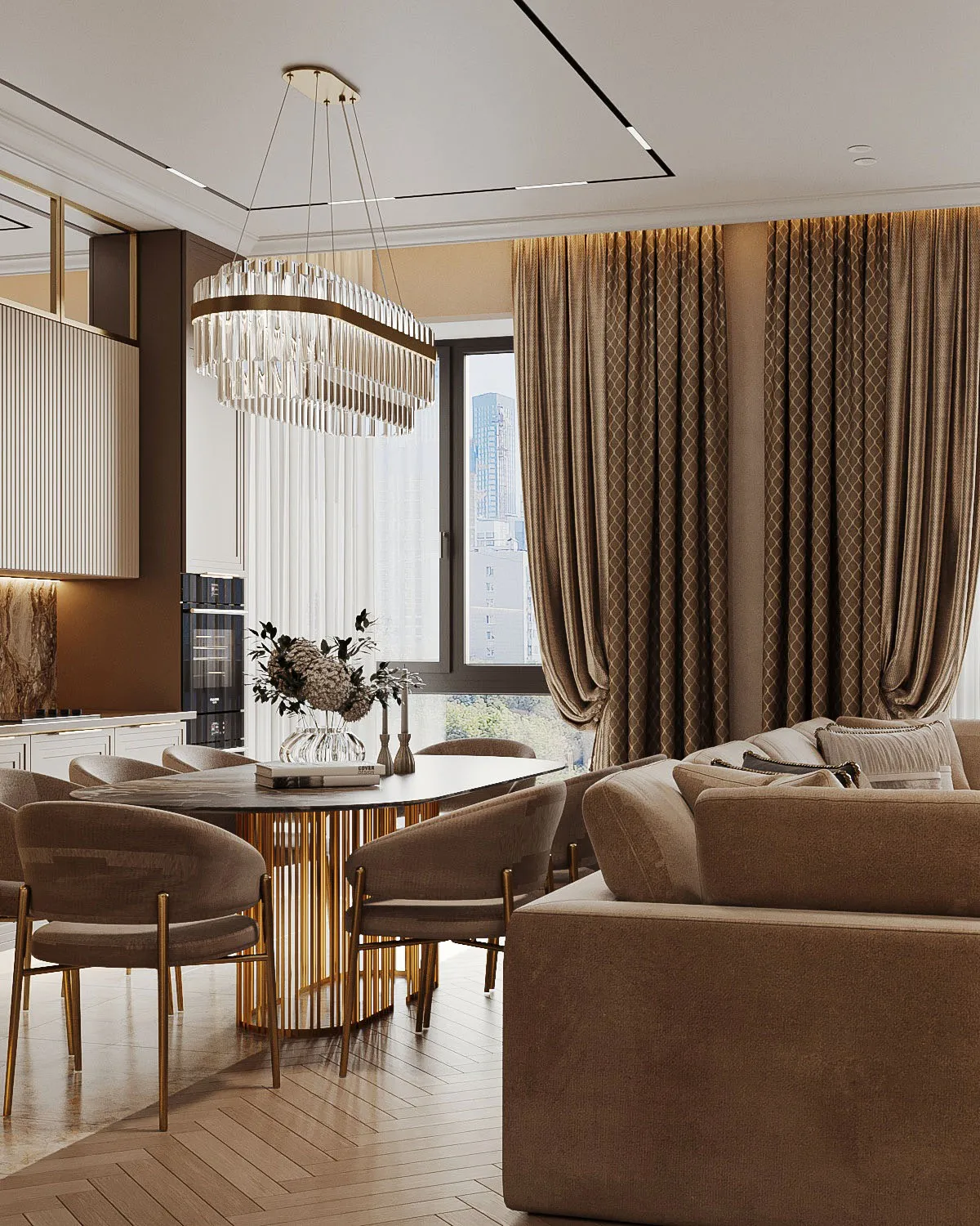 Ремонт 5-ти комнатной квартиры «Богатство Монохрома» - 3